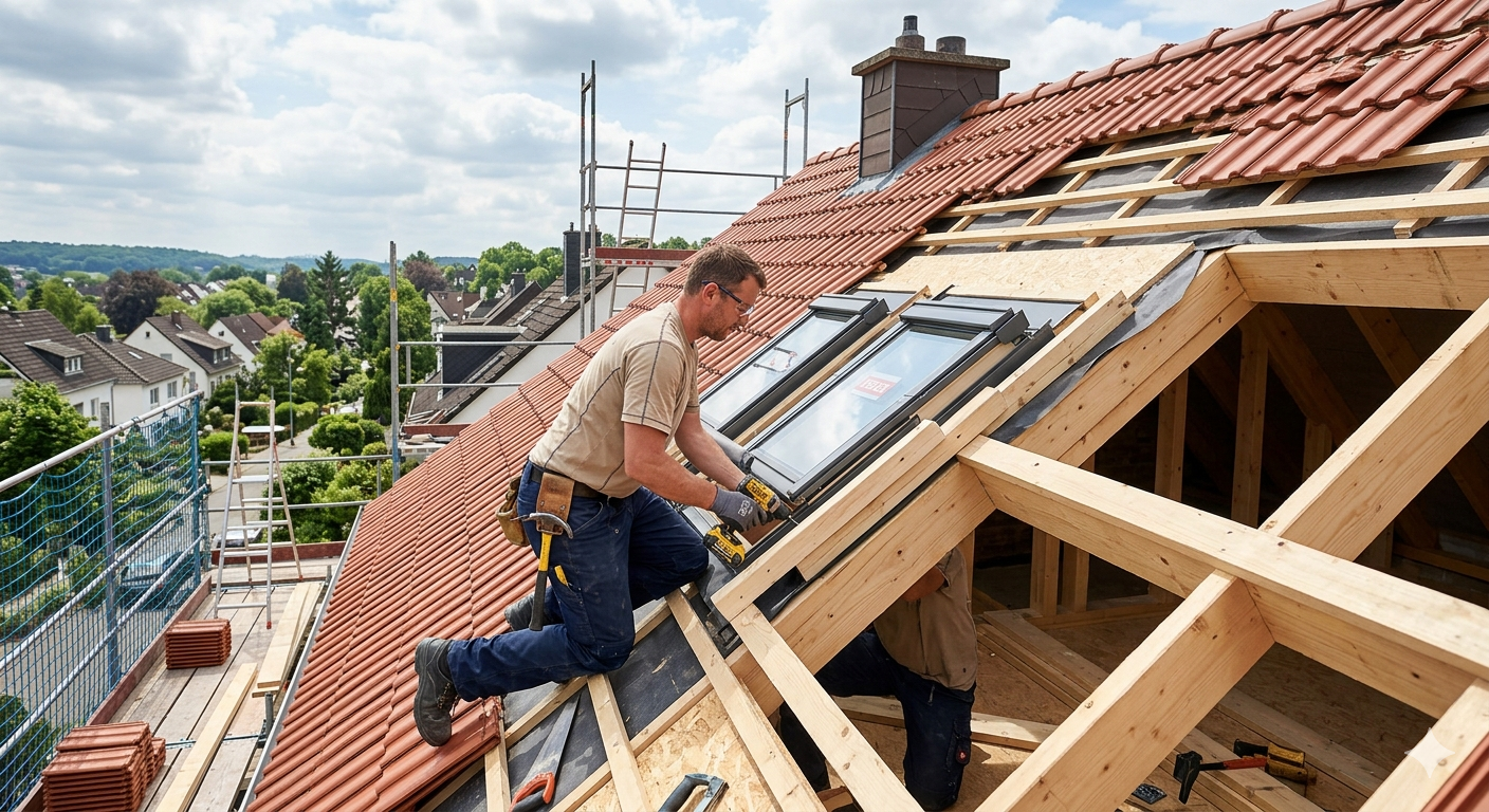 dachausbau durch dachdecker